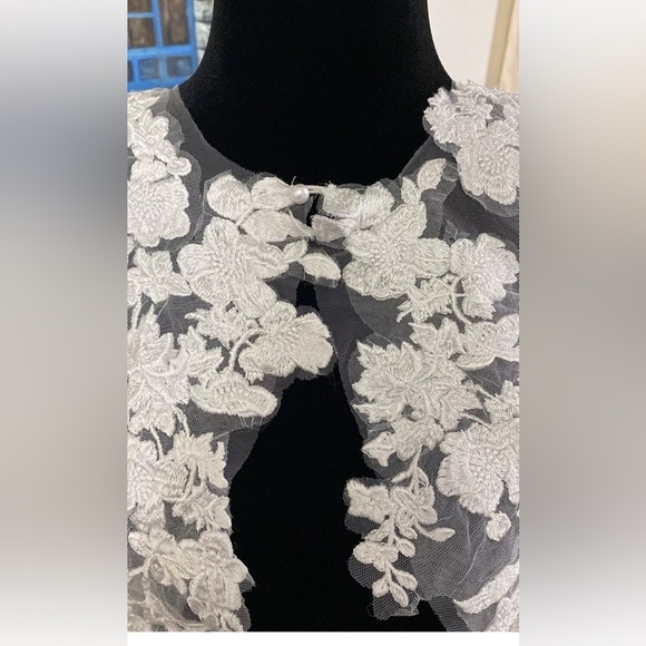 NWT Borrowed & Blue,Southern Living Pearl-Button Closure Shawl Collar,Exquisite - Picture 2 of 4